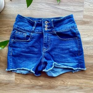 Women's Blue Denim Shorts